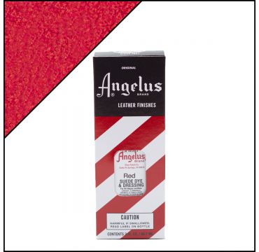 Farba do zamszu Angelus czerwona 88 ml