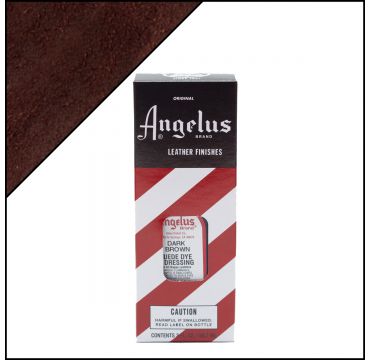 Farba do zamszu Angelus ciemnobrązowa 88 ml