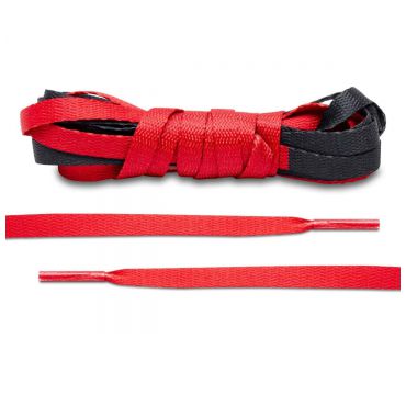 Laces black/red 1 flat 