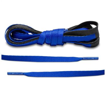 Laces black/royal blue 1 flat 